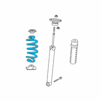 OEM 2019 Infiniti QX50 Rear Suspension Spring Diagram - 55020-5NA0C