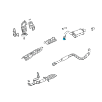 OEM Dodge Gasket-Exhaust Pipe Diagram - MR323621