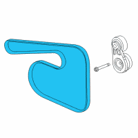 OEM 2019 Chevrolet Malibu Serpentine Belt Diagram - 12658091