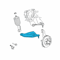 OEM Lincoln Navigator Lower Control Arm Diagram - 6L1Z-3078-BA