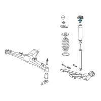 OEM 1996 BMW 318ti Support Diagram - 33-52-1-091-427