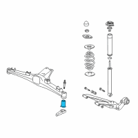 OEM 1996 BMW Z3 Rubber Mounting Diagram - 33-31-1-090-946