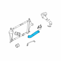 OEM 2004 Ford E-350 Club Wagon Air Duct Diagram - 6C2Z-6C646-BA