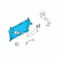 OEM Ford E-350 Super Duty Intercooler Diagram - 6C2Z-6K775-A