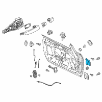 OEM Buick Cascada Upper Hinge Diagram - 13370068