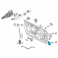 OEM 2017 Buick Cascada Lower Hinge Diagram - 13389031