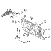 OEM Buick Cascada Lock Rod Diagram - 13321193