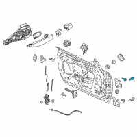 OEM 2018 Buick Cascada Upper Hinge Bolt Diagram - 11610041
