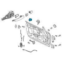 OEM 2017 Buick Cascada Lock Cylinder Diagram - 39038160