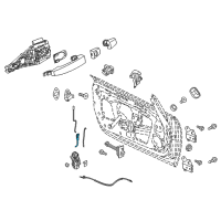 OEM 2019 Buick Cascada Lock Rod Diagram - 13378584