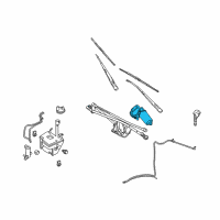 OEM Mercury Mountaineer Front Motor Diagram - 8L2Z-17508-A