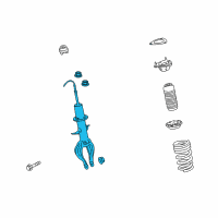 OEM 2018 Nissan GT-R Shock Absorber Kit-Front Diagram - E6110-6AV0B