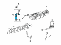 OEM 2022 Chevrolet Express 2500 Fuel Pump Diagram - 84869587