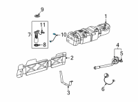 OEM 2022 GMC Savana 2500 Fuel Gauge Sending Unit Diagram - 85106917