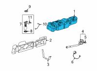 OEM Chevrolet Express 3500 TANK ASM-FUEL Diagram - 84815450