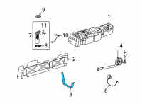 OEM 2013 Chevrolet Express 1500 Strap Diagram - 84498704