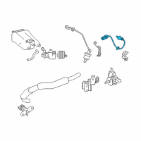 OEM 2020 Toyota Camry Lower Oxygen Sensor Diagram - 89467-33210