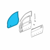 OEM 2007 Acura TSX Sub-Seal, Right Front Door Diagram - 72325-SEA-033