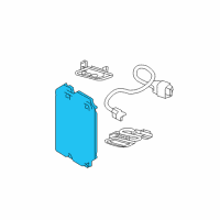 OEM Ford Explorer Module Diagram - 8L2Z-14D212-D