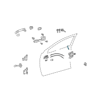 OEM 2009 Toyota Matrix Lock Rod Diagram - 69311-02160