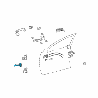 OEM 2009 Toyota Matrix Door Check Diagram - 68610-02170