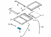 OEM Ford Maverick MOTOR ASY - WITHOUT DRIVE Diagram - NZ6Z-15790-A