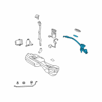 OEM BMW 335xi Fuel Filter With Fuel Level Sending Unit And Pressure Regulator Diagram - 16-11-7-163-295