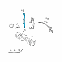 OEM 2008 BMW 128i Plastic Filler Pipe Diagram - 16-11-6-768-785