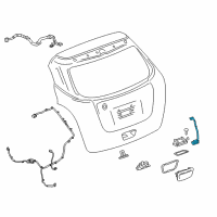 OEM 2020 Chevrolet Trax Release Switch Diagram - 95034856