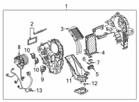 OEM 2021 Chevrolet Tahoe Expansion Valve Seal Diagram - 13418806