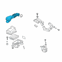 OEM Hyundai Sonata Hose-Air Intake Diagram - 28138-3K020