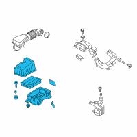 OEM 2009 Hyundai Sonata Cleaner Assembly-Air Diagram - 28110-3K550