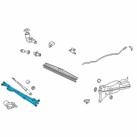 OEM 2018 Lexus LX570 Link Assembly, Front WIPER Diagram - 85150-60321