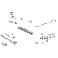 OEM Lexus LX570 Cap, Washer, D Diagram - 85386-60061