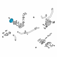 OEM 2018 Kia Niro Pulley-Coolant Pump Diagram - 2522103HB0