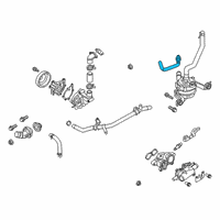 OEM 2021 Hyundai Ioniq Hose-Electronic Water Pump Outlet Diagram - 36930-2B001