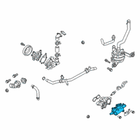 OEM 2017 Hyundai Ioniq Fitting Assembly-Coolant Outlet Diagram - 25610-03HC5