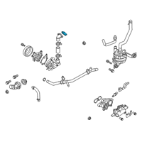 OEM Kia Niro Gasket-Water Pump Diagram - 2512503HB0