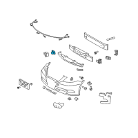 OEM 2008 Lexus LS600h Sensor, Ultrasonic, NO.2 Diagram - 89341-50070-D1