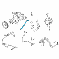 OEM BMW 740Li Radiator Return Line Diagram - 32-41-6-778-533