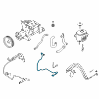 OEM 2009 BMW 750Li Expansion Hose 2Nd Part Diagram - 32-41-6-793-762