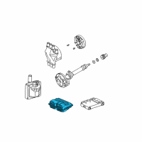 OEM 1996 GMC K2500 Emission Control System MODULE Diagram - 16244210