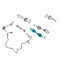 OEM 2019 Ford F-150 Axle Assembly Diagram - JL3Z-3A427-A