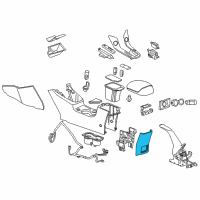 OEM 2016 Chevrolet Cruze Rear Trim Panel Diagram - 95985326