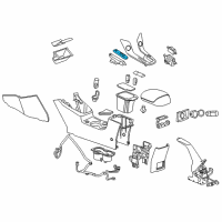 OEM Chevrolet Shift Indicator Diagram - 96931640