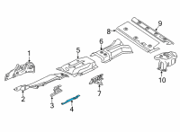 OEM BMW X7 Heat Insulation, Center Left Diagram - 51-48-7-424-927