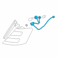 OEM Ford Socket & Wire Diagram - DG1Z-13410-F