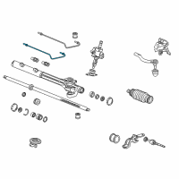 OEM 2003 Honda Accord Tube Assy., L. Feed Diagram - 53671-SDB-A01