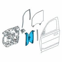 OEM 2022 Ram 1500 Front Door Window Regulator Right Diagram - 68321324AA