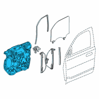 OEM 2022 Ram 1500 Panel-Carrier Plate Diagram - 68321180AA